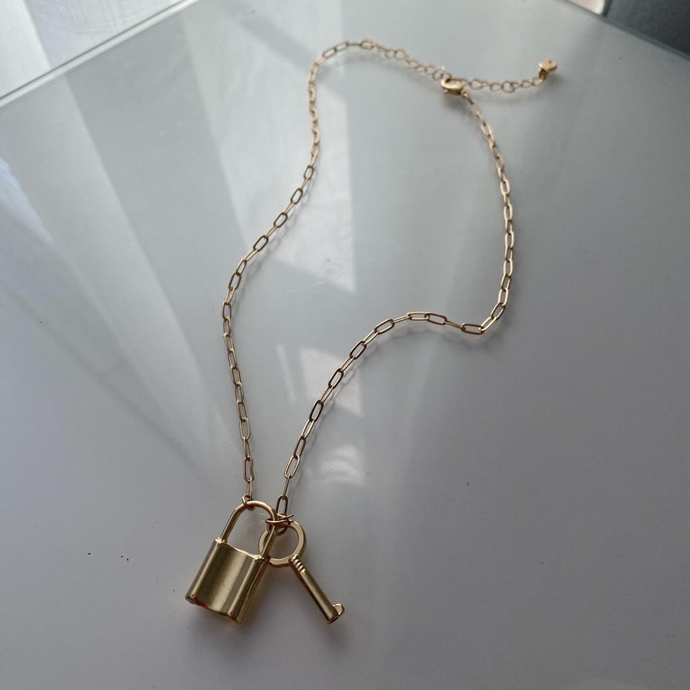 Key and Lock Necklace